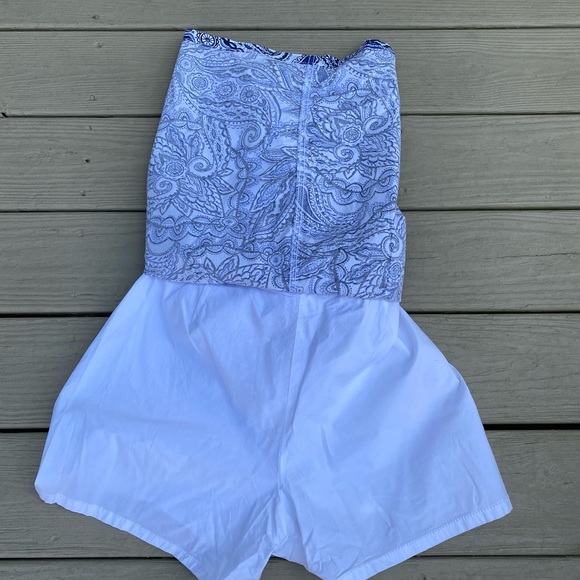 Croft & Barrow - Blue & white (paisley print) classic fit sport skort, Size: 6 - Picture 6 of 9